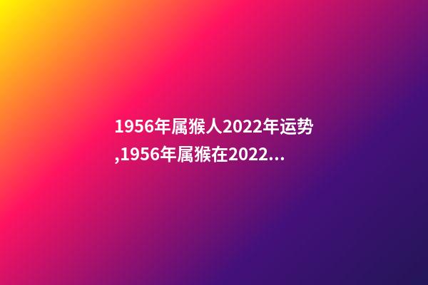 1956年属猴人2022年运势,1956年属猴在2022年怎么样 1956年属猴2022年运势及运程,属猴人2022年运势及财运-第1张-观点-玄机派